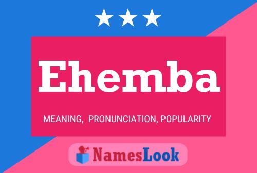 Ehemba Name Poster