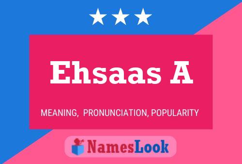 Ehsaas A Name Poster