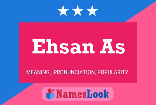 Ehsan As Name Poster