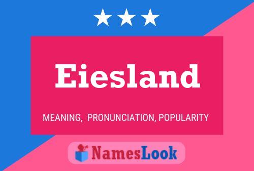 Eiesland Name Poster