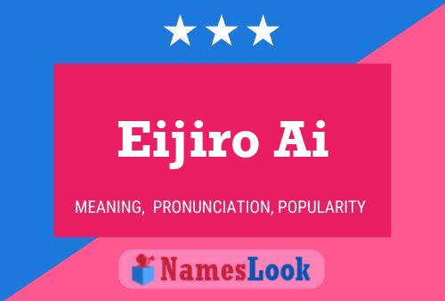 Eijiro Ai Name Poster