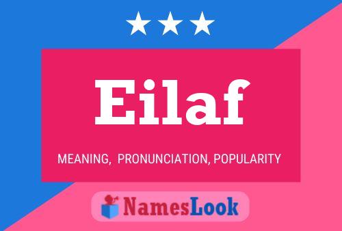 Eilaf Name Poster