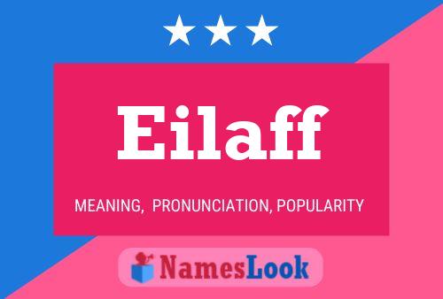 Eilaff Name Poster