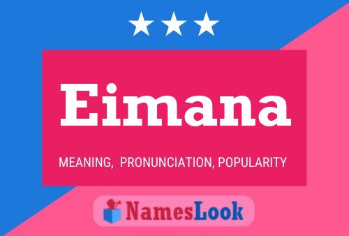 Eimana Name Poster