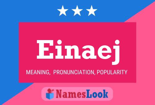 Einaej Name Poster