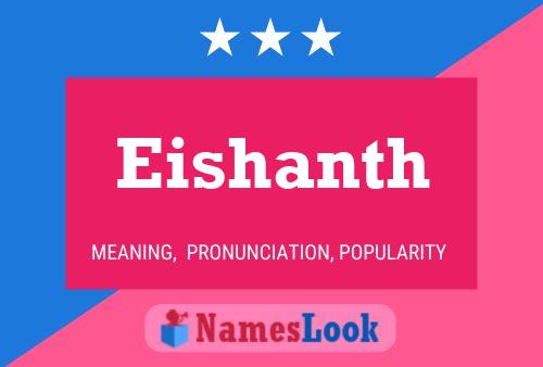 Eishanth Name Poster