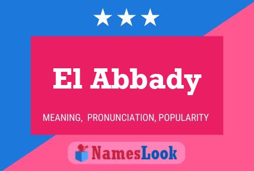 El Abbady Name Poster