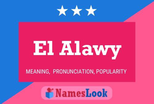 El Alawy Name Poster