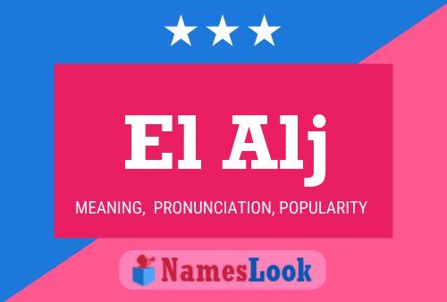 El Alj Name Poster