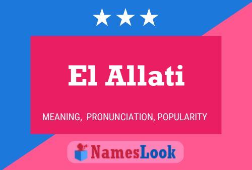 El Allati Name Poster