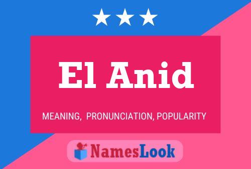 El Anid Name Poster