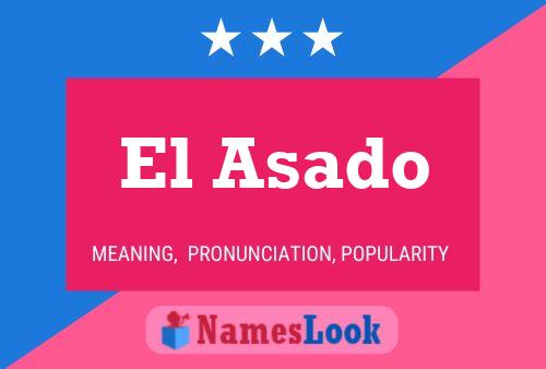 El Asado Name Poster