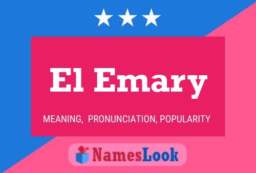 El Emary Name Poster