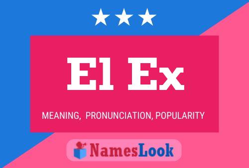 El Ex Name Poster