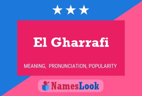 El Gharrafi Name Poster