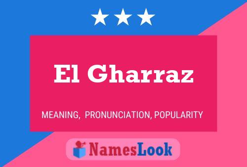 El Gharraz Name Poster