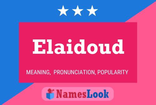 Elaidoud Name Poster