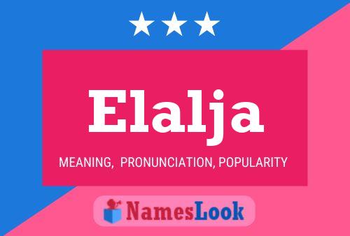 Elalja Name Poster