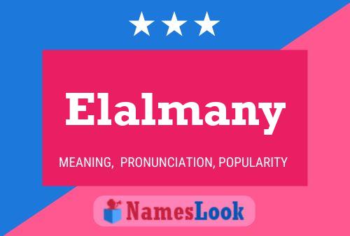 Elalmany Name Poster