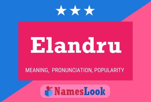 Elandru Name Poster