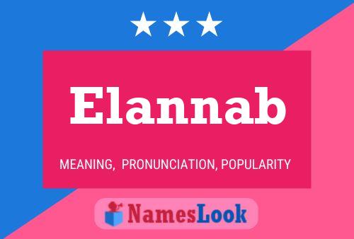 Elannab Name Poster