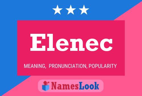 Elenec Name Poster