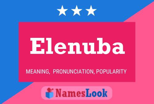 Elenuba Name Poster