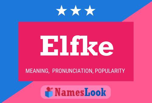 Elfke Name Poster