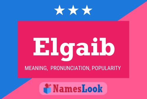 Elgaib Name Poster