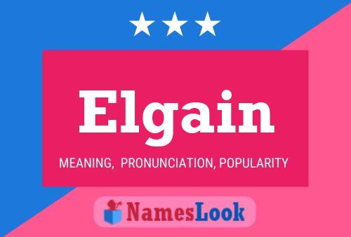 Elgain Name Poster