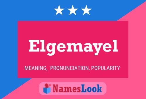 Elgemayel Name Poster