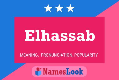 Elhassab Name Poster