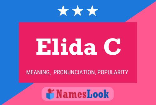 Elida C Name Poster