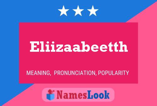 Eliizaabeetth Name Poster