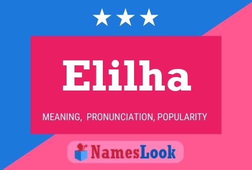 Elilha Name Poster