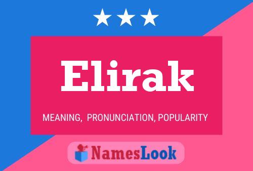 Elirak Name Poster