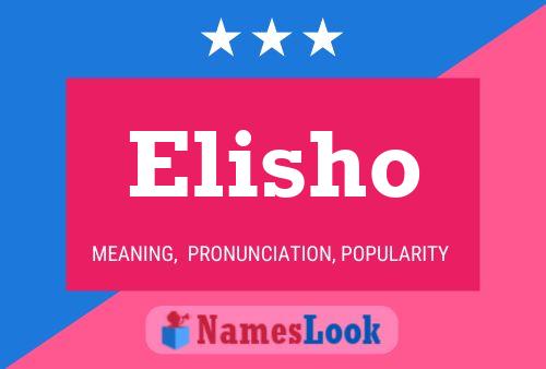 Elisho Name Poster