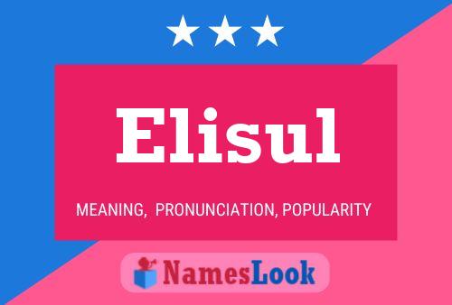 Elisul Name Poster