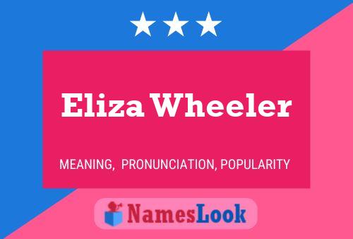 Eliza Wheeler Name Poster