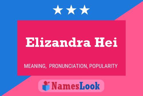 Elizandra Hei Name Poster