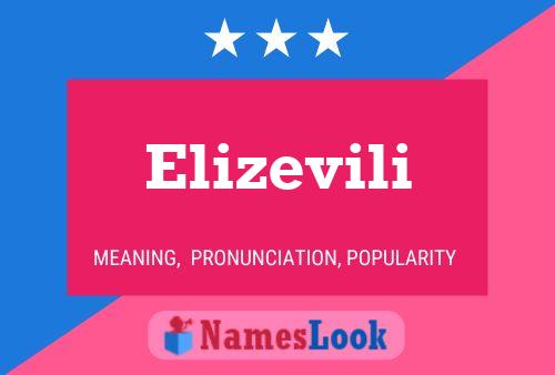 Elizevili Name Poster