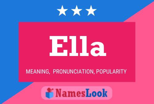 Ella Name Poster