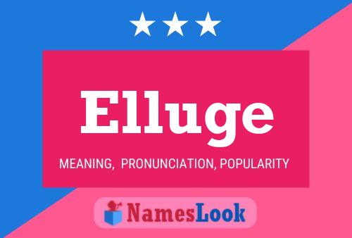 Elluge Name Poster