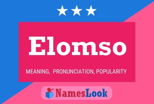 Elomso Name Poster