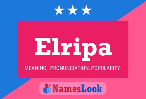 Elripa Name Poster