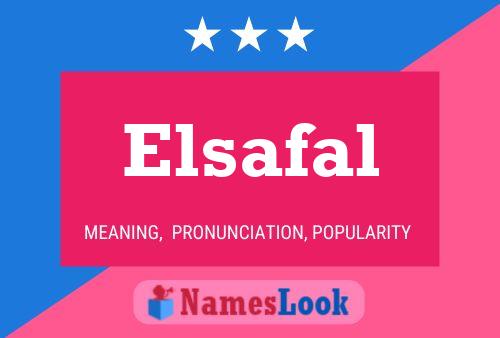 Elsafal Name Poster