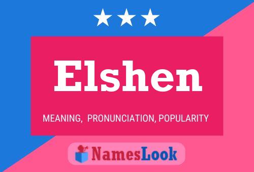 Elshen Name Poster