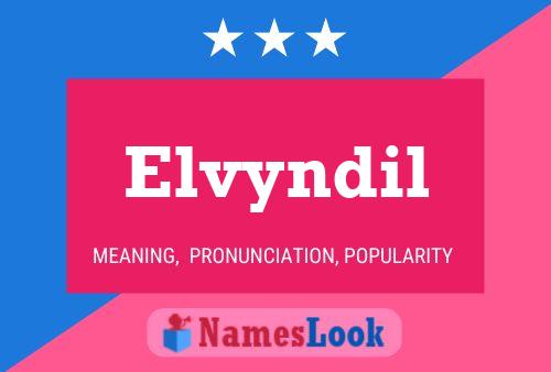 Elvyndil Name Poster