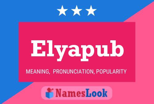 Elyapub Name Poster