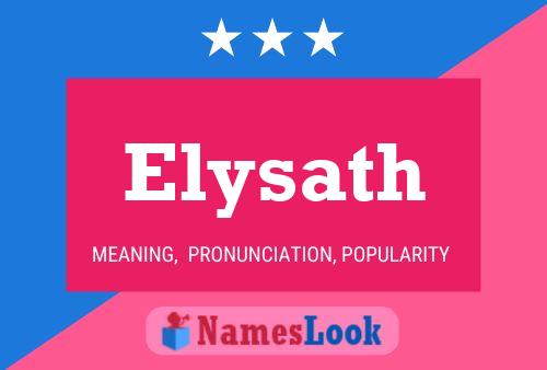 Elysath Name Poster